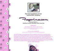 Tablet Screenshot of fagarina.com